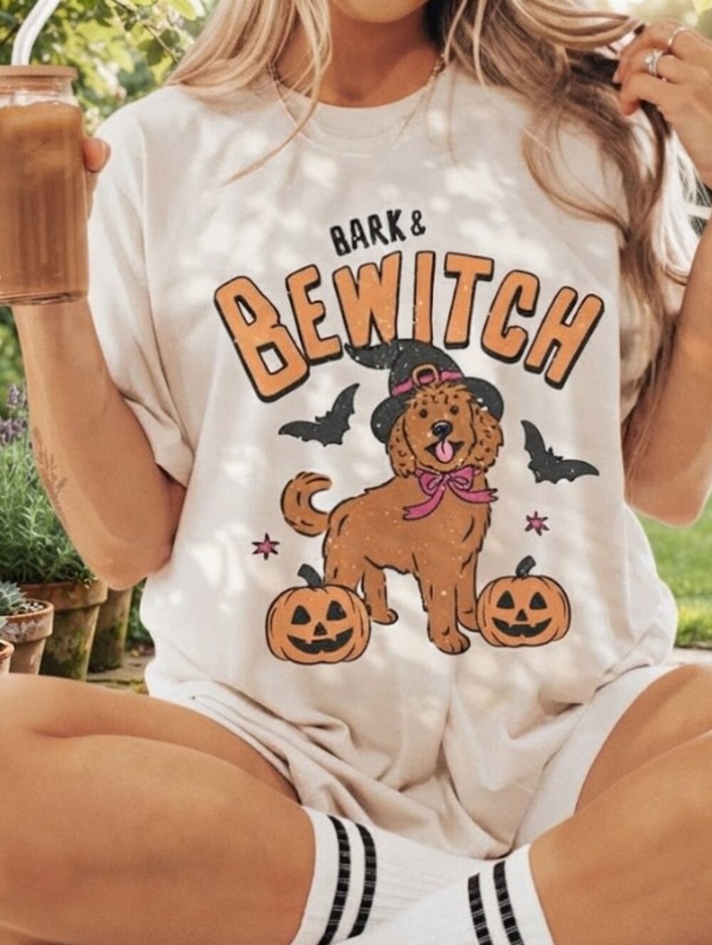 Bark and Bewitch Retro Halloween Shirt